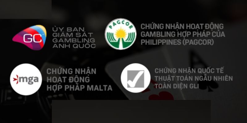 Sân chơi đã được chứng nhận bởi tổ chức có thẩm quyền